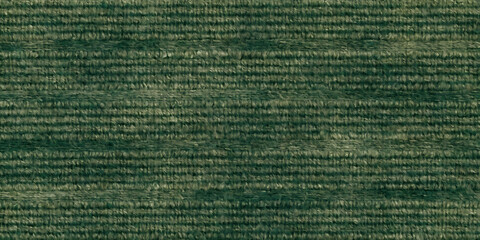 Fototapeta premium Green cloth fabric texture background. Seamless pattern material. Plain simple festive wallpaper design.