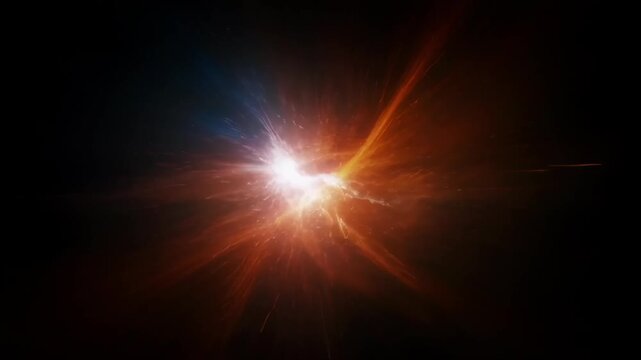 Abstract orange fire light texture smoke burst glow energy dark background, fiery motion and radiance with heat, spark, ember, black backdrop abstract fire light texture smoke orange burst glow heat