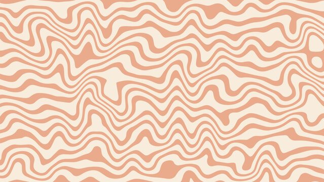 Wavy Organic Lines Pattern Background. Abstract Wavy Pattern Background