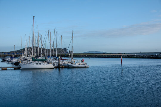 Howth Harbor Village Scenes Near Dublin Ireland