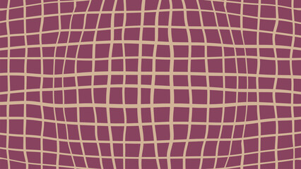 Fototapeta premium Abstract Wavy Grid Pattern Background