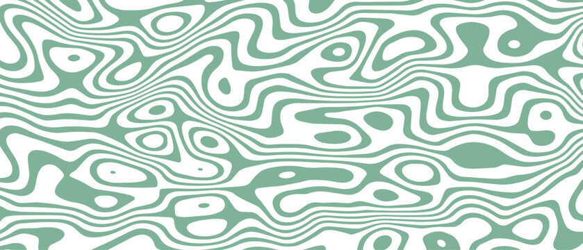Wavy Organic Lines Pattern Background. Abstract Wavy Pattern Background