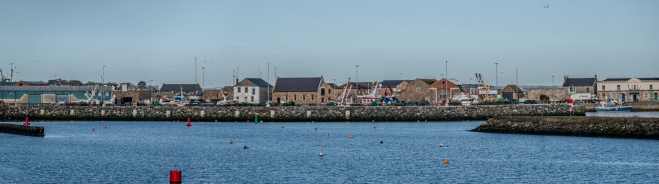 Howth Harbor Village Scenes Near Dublin Ireland