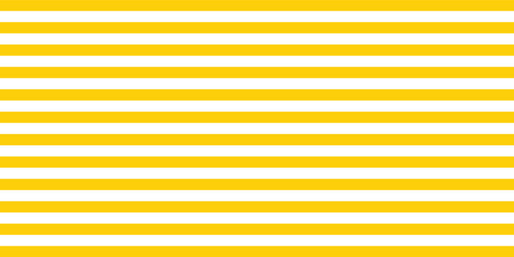 Abstract geometric background with vibrant yellow and white horizontal parallel stripes pattern for presentation template wallpaper banner.