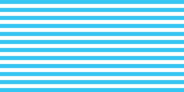 Abstract geometric background with vibrant light blue and white horizontal parallel stripes pattern for presentation template wallpaper banner.