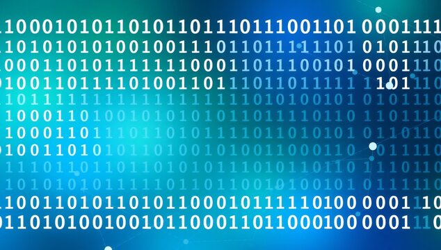 Binary code background