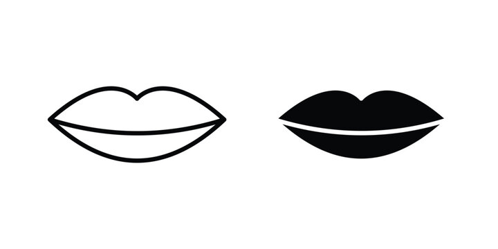Big lips icon