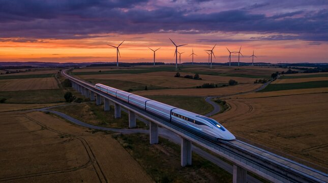 Maglev Freight Train