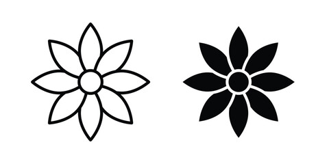 Obraz premium Flowers icon