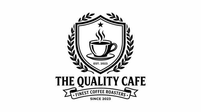 The Quality Cafe Logo Design.