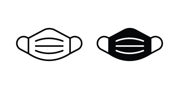 Medical mask icon