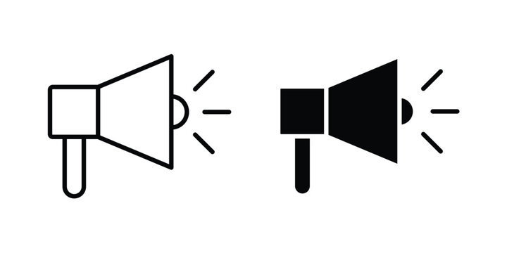 Megaphone speaker icon