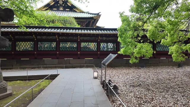 Ueno Toshogu Shrine ornate architecture with gold decorative details April 25 2026