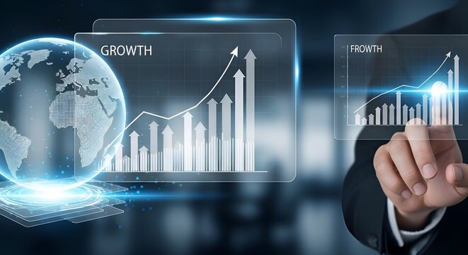 Touch of Digital Intelligence
Screens of Strategy at Hand
Glowing Globe of Global Data
Suited Hand Driving Digital Growth
Multi-Screen Business Command
Charting Success Digitally
Holographic Business 