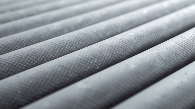 Abstract Gray Textured Cylinders Background