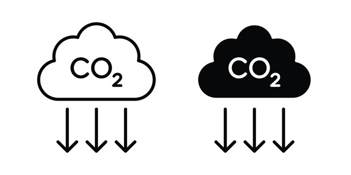 carbon reduction icon