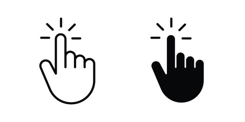 Fototapeta premium Click Hand icon