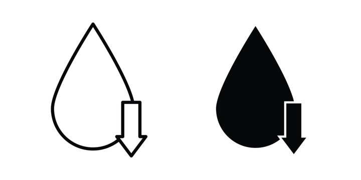 Low water level icon