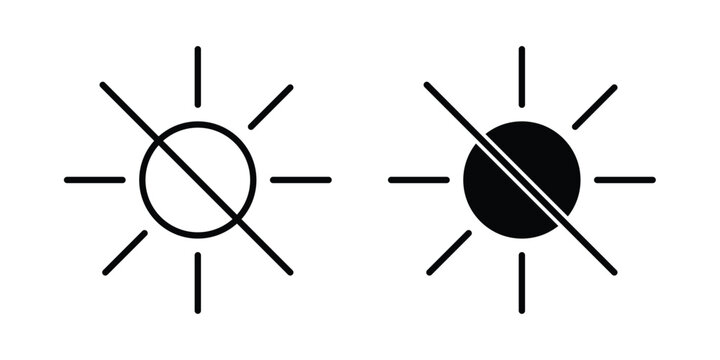 No sun icon