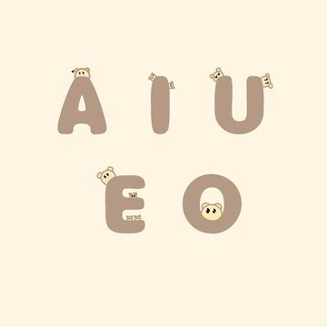 Bear character vowels