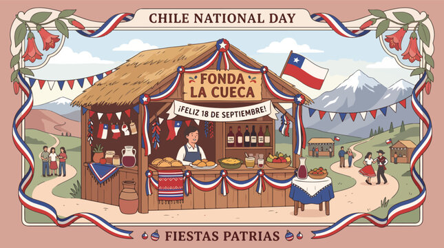 Chilean National Day Celebration Fonda La Cueca.