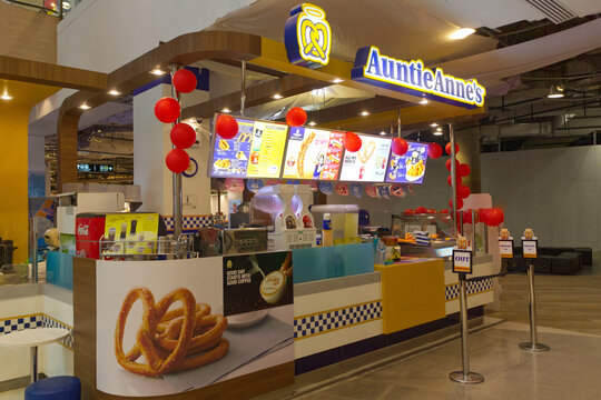 Auntie Anne's stall in Central Festival Mall, Phuket Town, Thailand