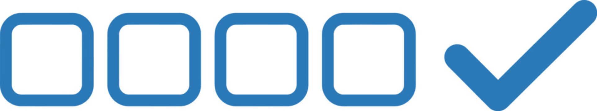 Security verification pin code concept with check mark icon