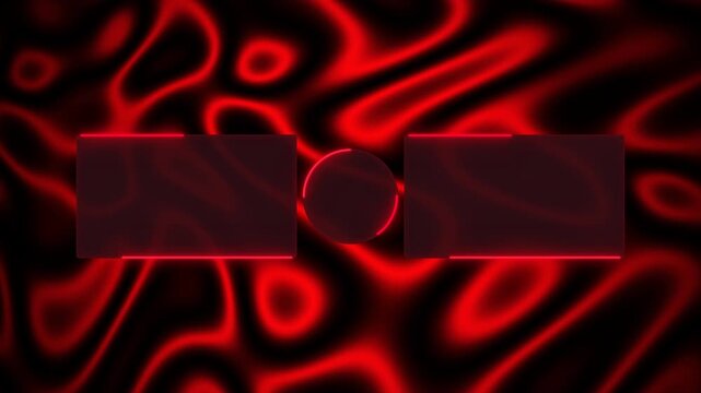 Cyberpunk Neon End Screen Motion Graphics Layout Backdrop