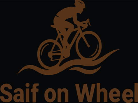 Saif on wheel cycling logo