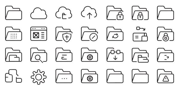Graphic designers organize and manage files in folders and clouds