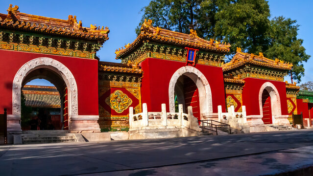 Xitian Fanjing Temple, Beihai Park, Beijing, China