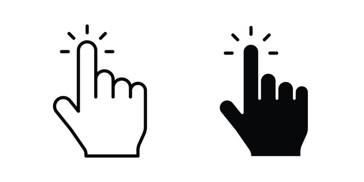 Clicking finger icon
