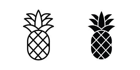 Obraz premium Pineapple icon