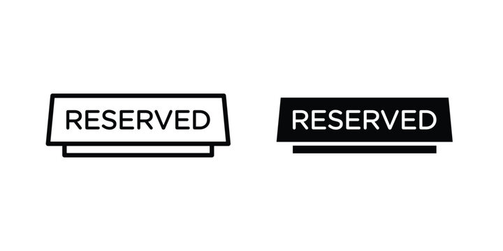 Reservation table icon