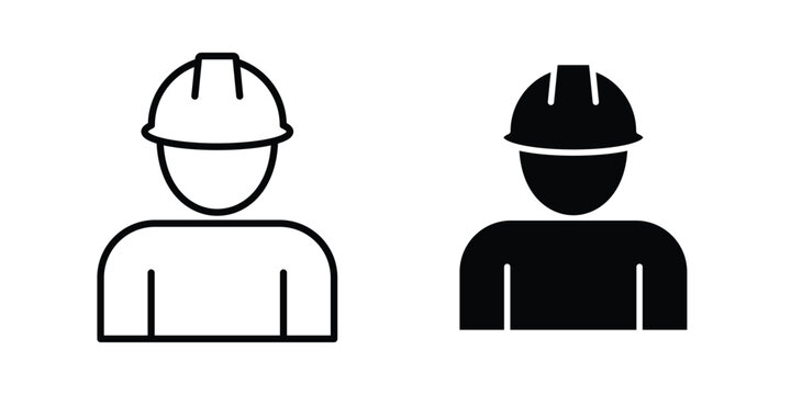 User helmet safety icon