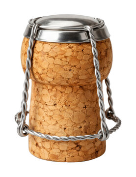 PNG Champagne cork with metal cage.