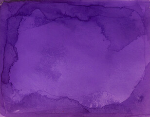 Fototapeta premium 水分によるシミやシワが刻まれたヴィンテージな紫色の古紙テクスチャ背景/Vintage purple paper texture with aged water stains and wrinkles background.