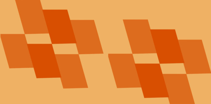 Overlapping Geometric Parallelogram Vector Background. Modern overlapping geometric parallelogram shapes on a light orange background vector illustration for creative presentation designs.