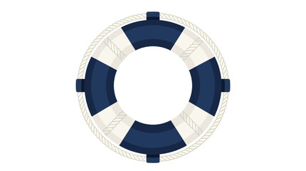 Life preserver ring buoy nautical safety. © Zimba