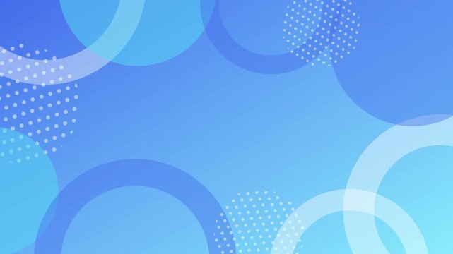 Simple business frame background with gradient and circular geometric patterns
