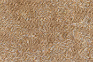 Textured brown wavy pattern background © Rawpixel.com