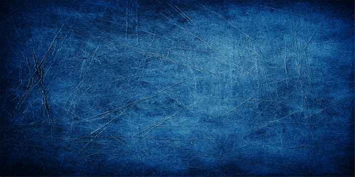 A dark blue grunge background with a rough textured pattern resembling old fabric, vintage denim jeans material, and aged canvas wallpaper
