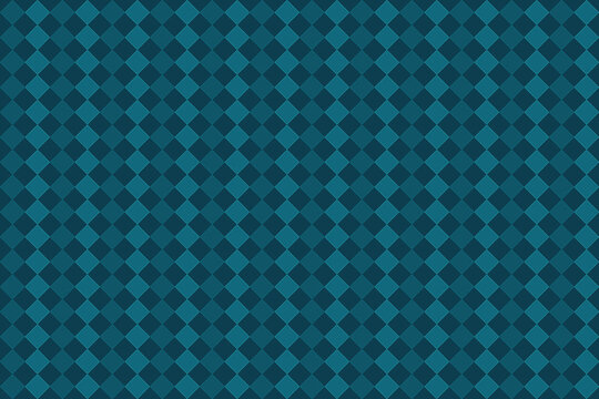 Teal Circus Diamond Pattern Background