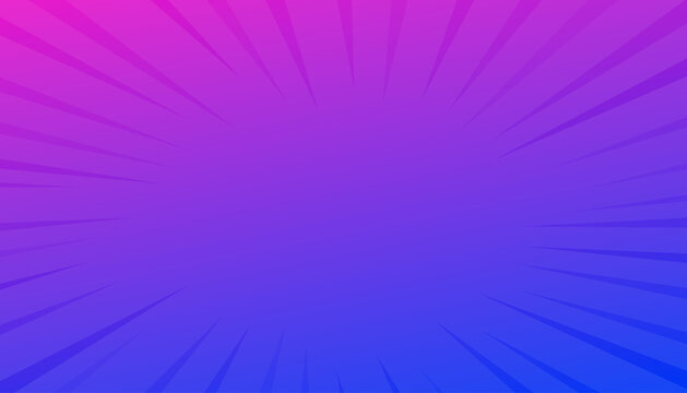 Purple grunge background texture. Sunburst, light rays effect. Explosion and radiate violet beams.