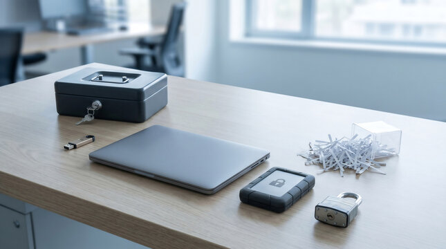 Data privacy kit with lockbox and security key