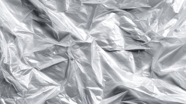 Transparent textured plastic packaging with overlay effect; polyethylene packaging material used for vinyl record or CD cases; shrunk plastic bag sleeves; packaging model illustration.
