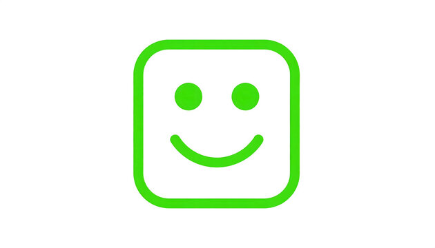 
A happy and smiling cartoon face is designed as a vector icon illustration, bringing a concept of happiness and a funny Easter egg smile to this art logo sign
