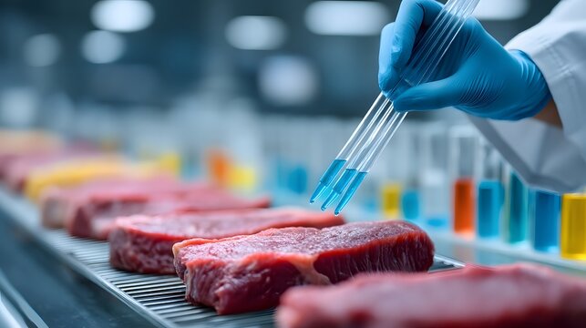 Laboratory Testing of Raw Meat Samples for Safety and Quality Control