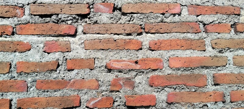 close-up photo of an aesthetic red brick abstract background