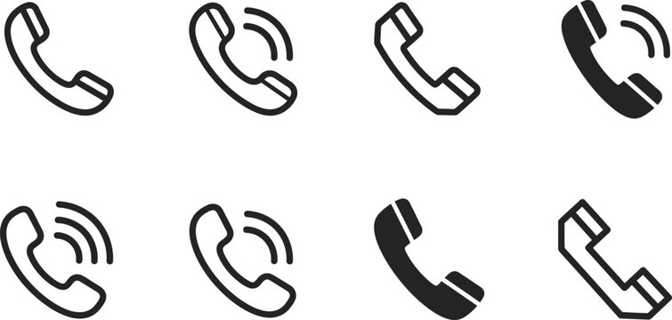 Assorted telephone ringing and call for digital communication and web
